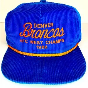 VINTAGE DENVER BRONCOS AFC WEST CHAMPS 1986. RARE!!!